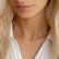 14ct white gold diamond necklace Serene Night3