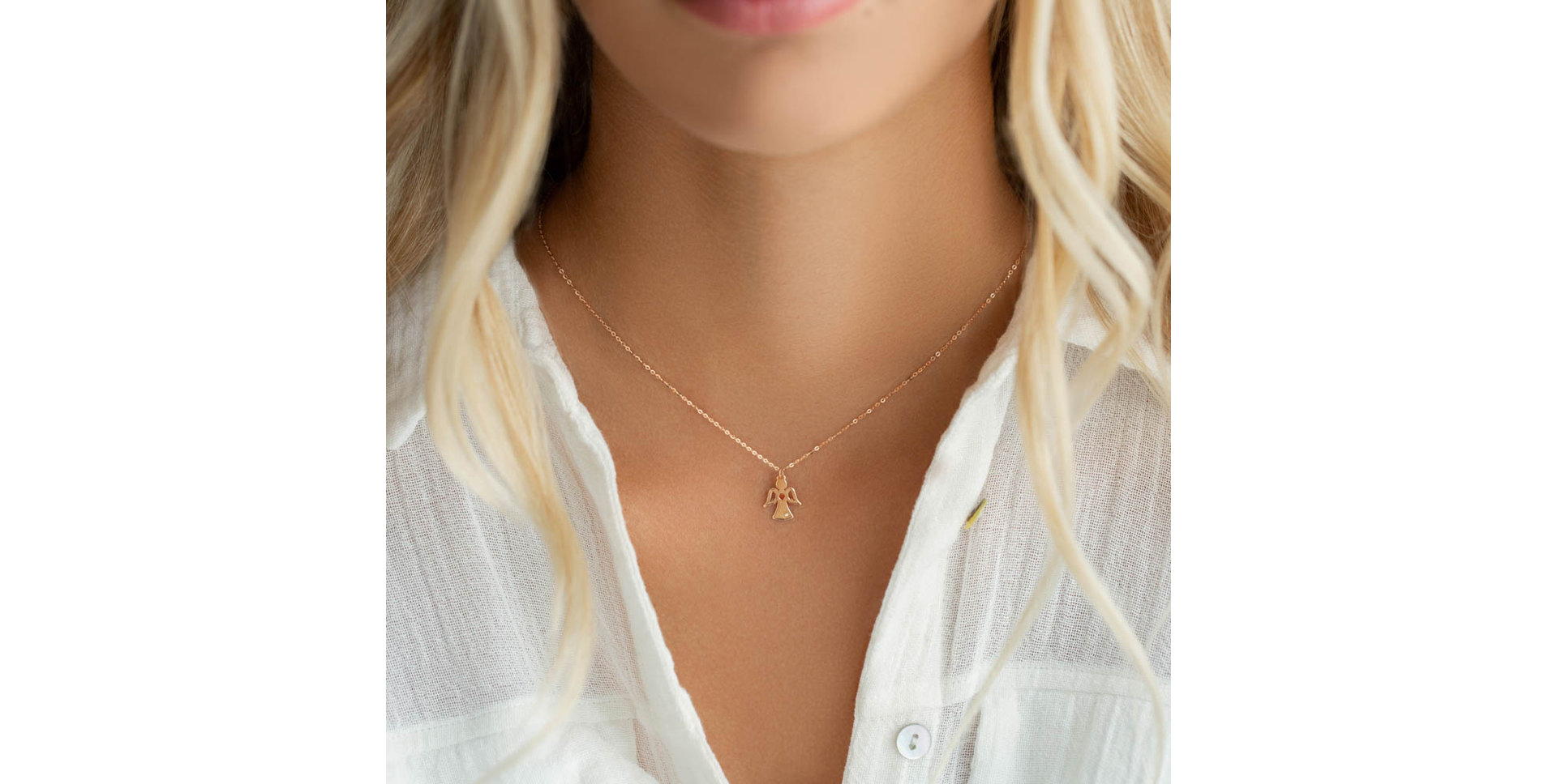 Diamond necklace Angel of Light