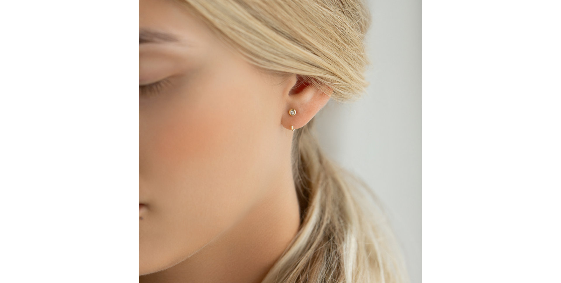 Diamond earrings Low Dot