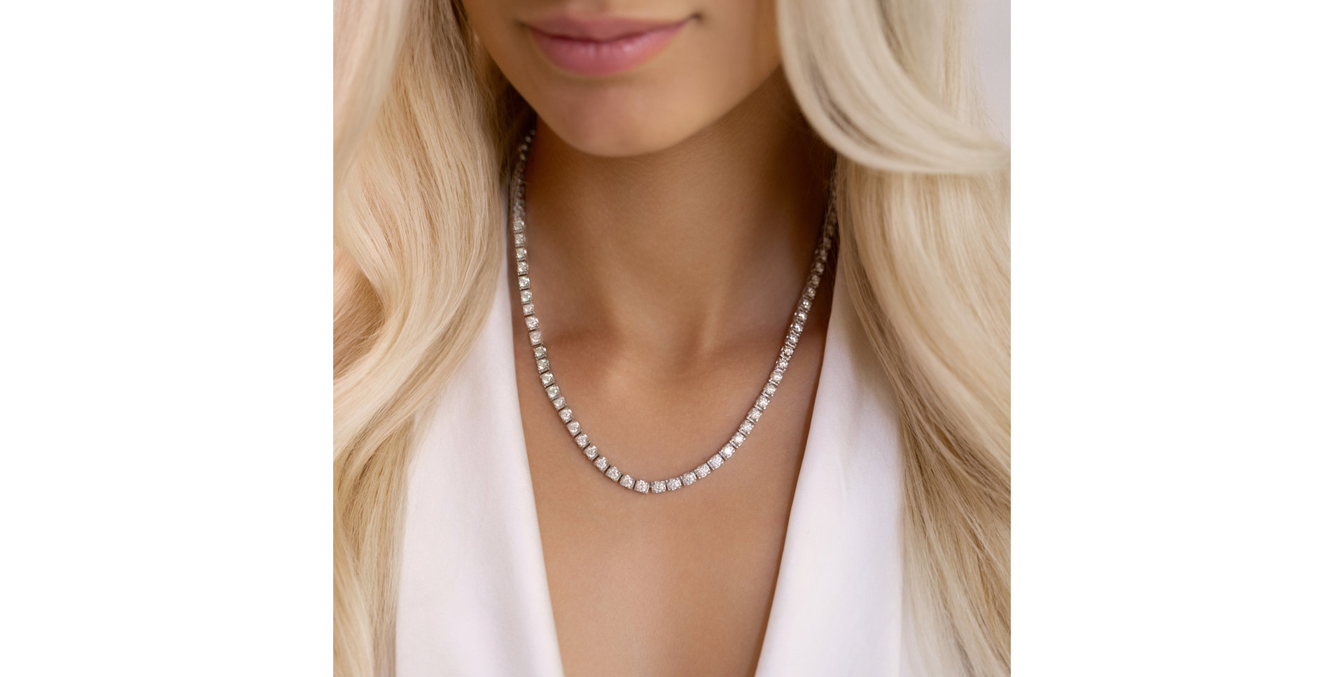 Diamond necklace Despair Blessing