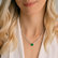 Diamond necklace with Emerald Divine Heart4