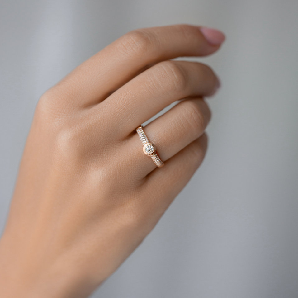 Diamond ring Moon Highness