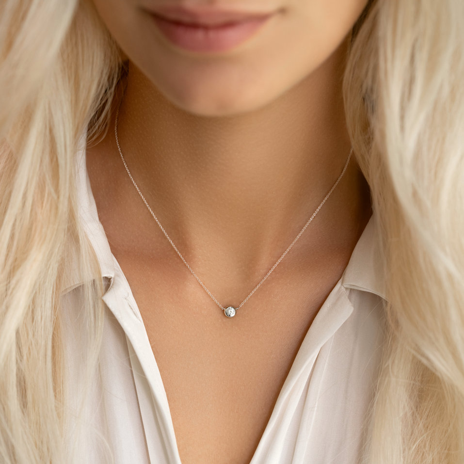 Diamond necklace Sparkling Drop