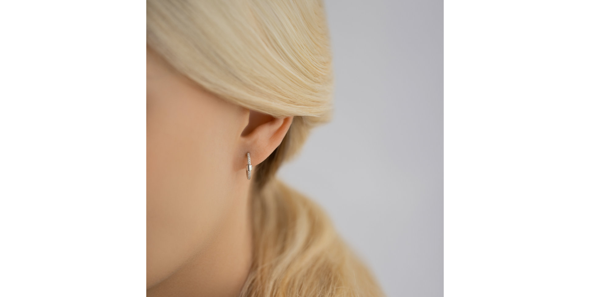 Diamond earrings Charming Circle