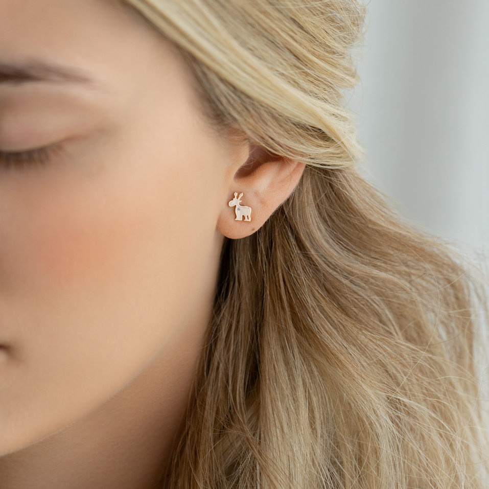 Diamond earrings Caribou