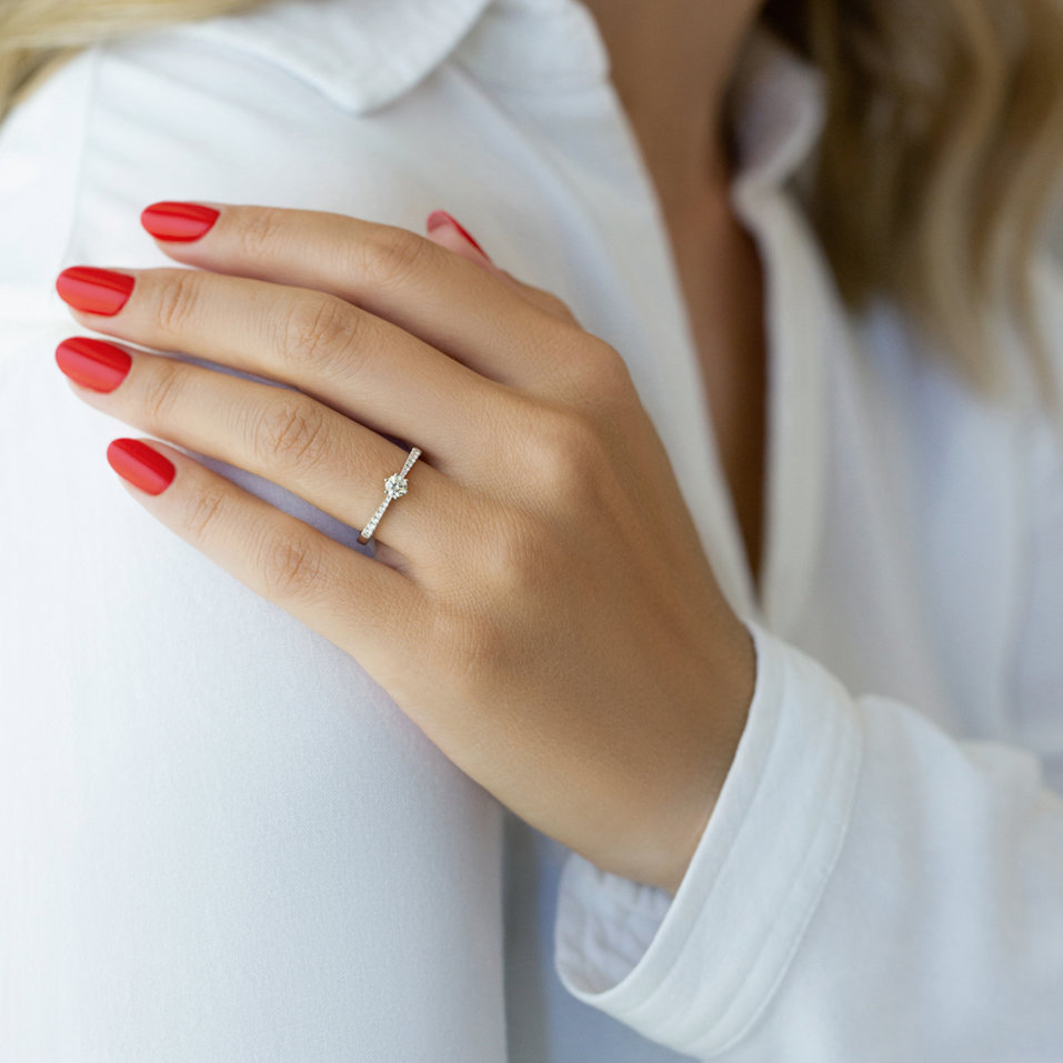 Diamond ring Classic Dew