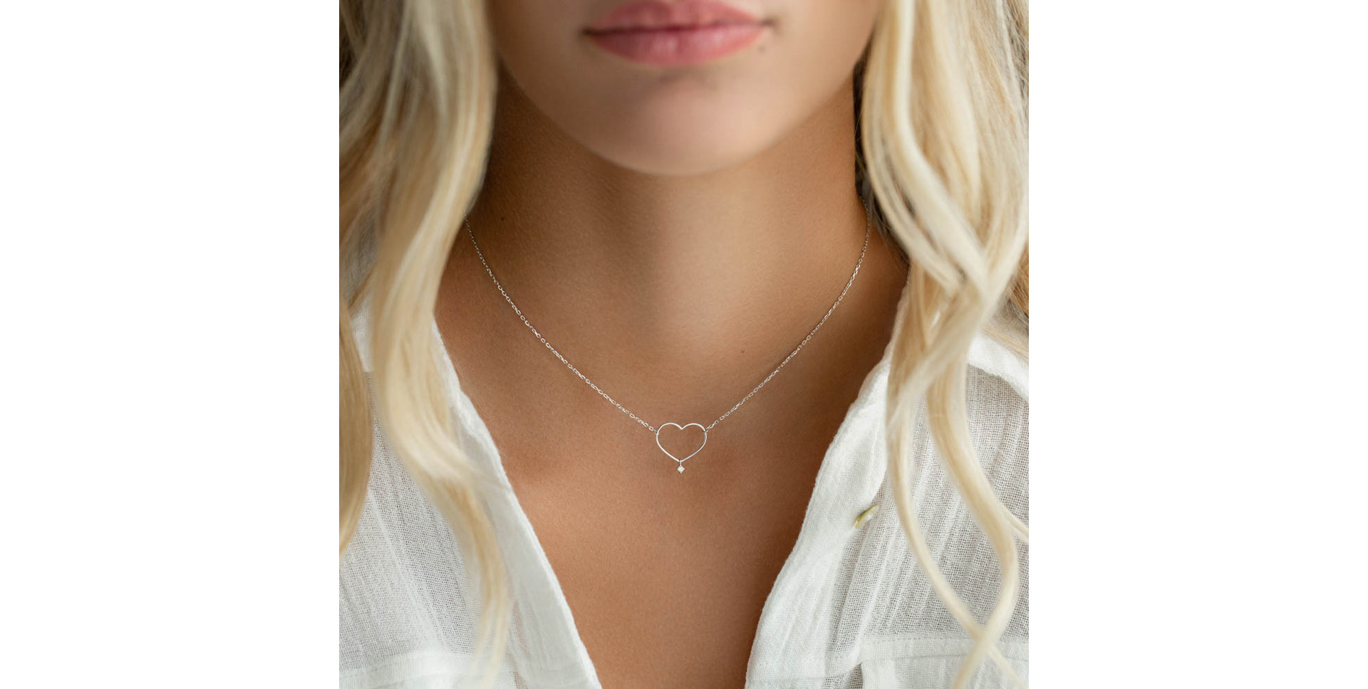 Diamond necklace Desperate Heart