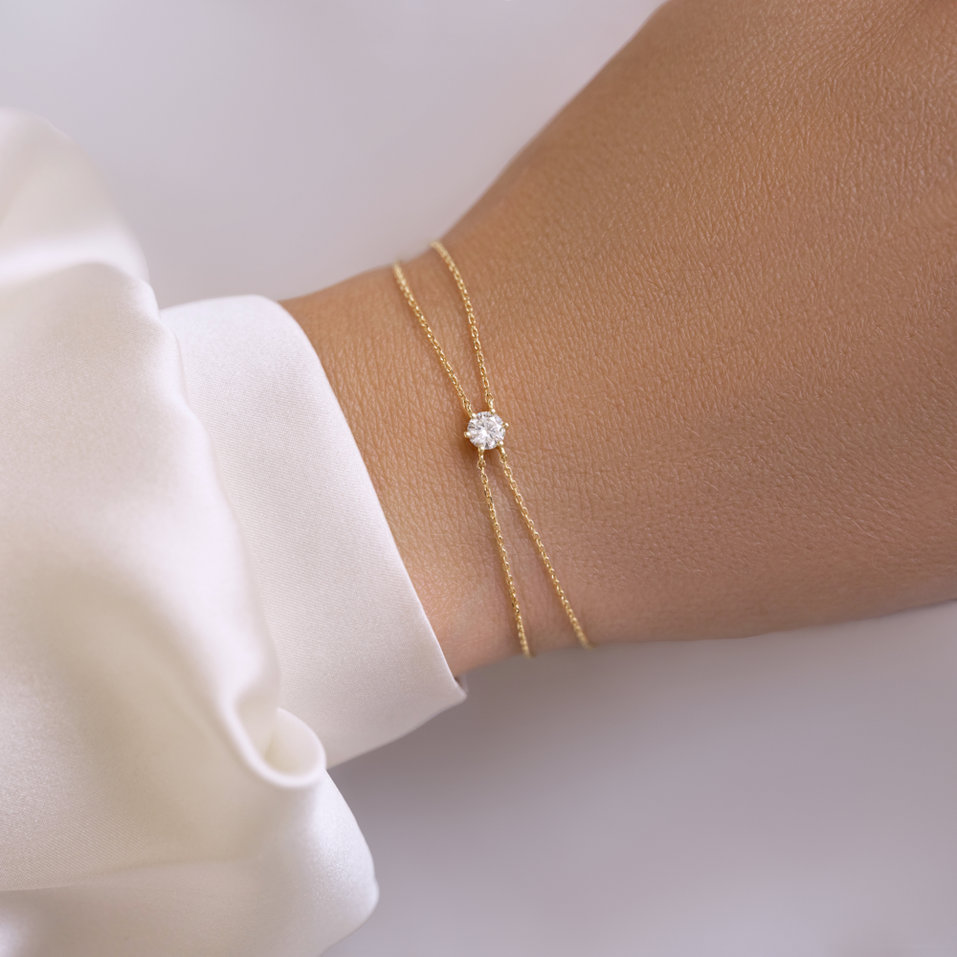 Bracelet with diamonds Essential Shine