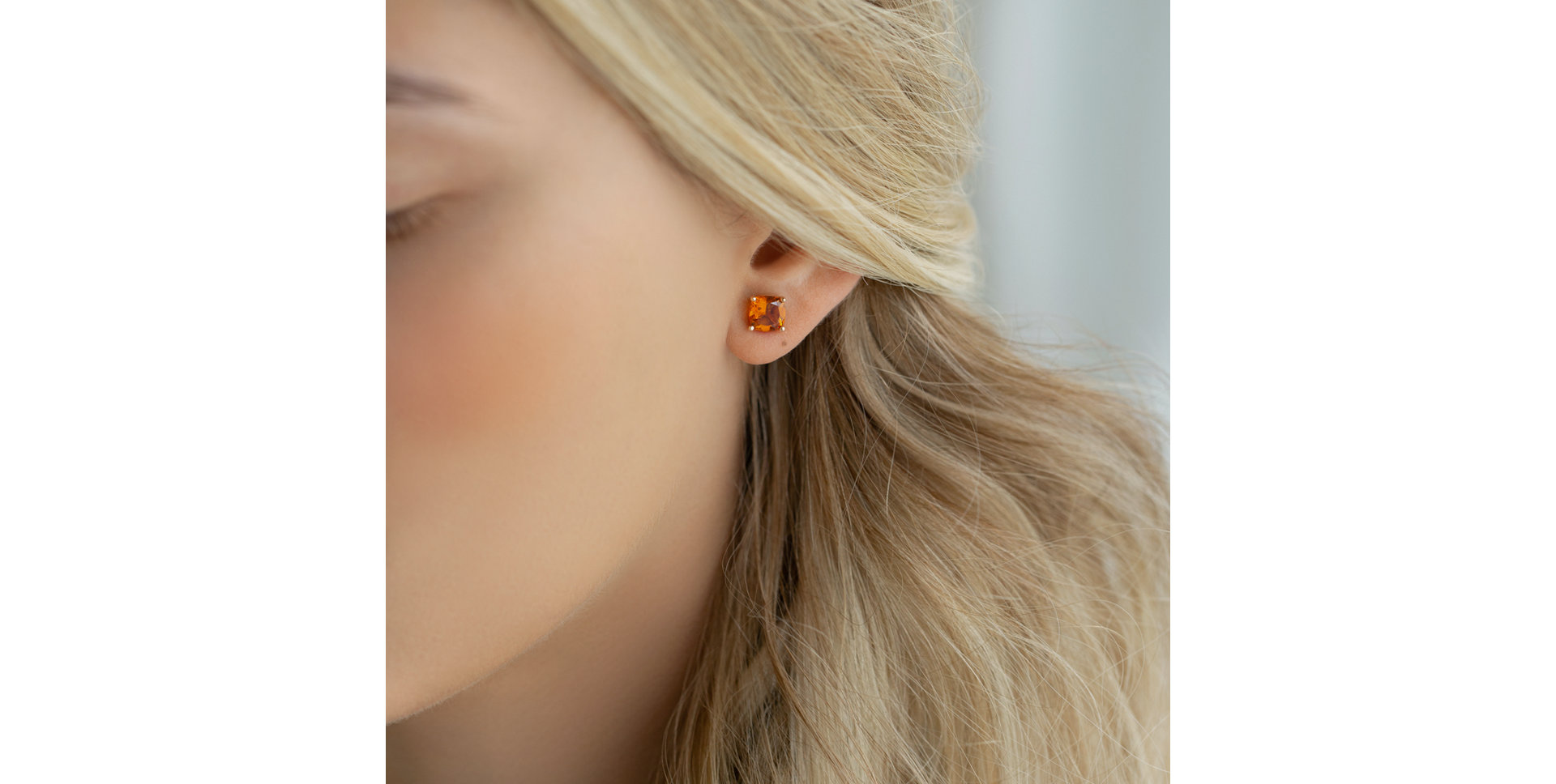 Earrings with Citrine Virginia Love