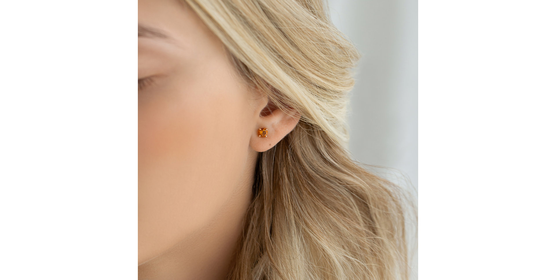 Earrings with Citrine Virginia Love