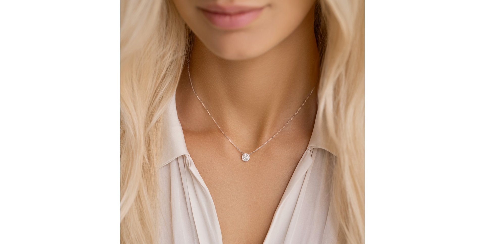 Diamond necklace Helios