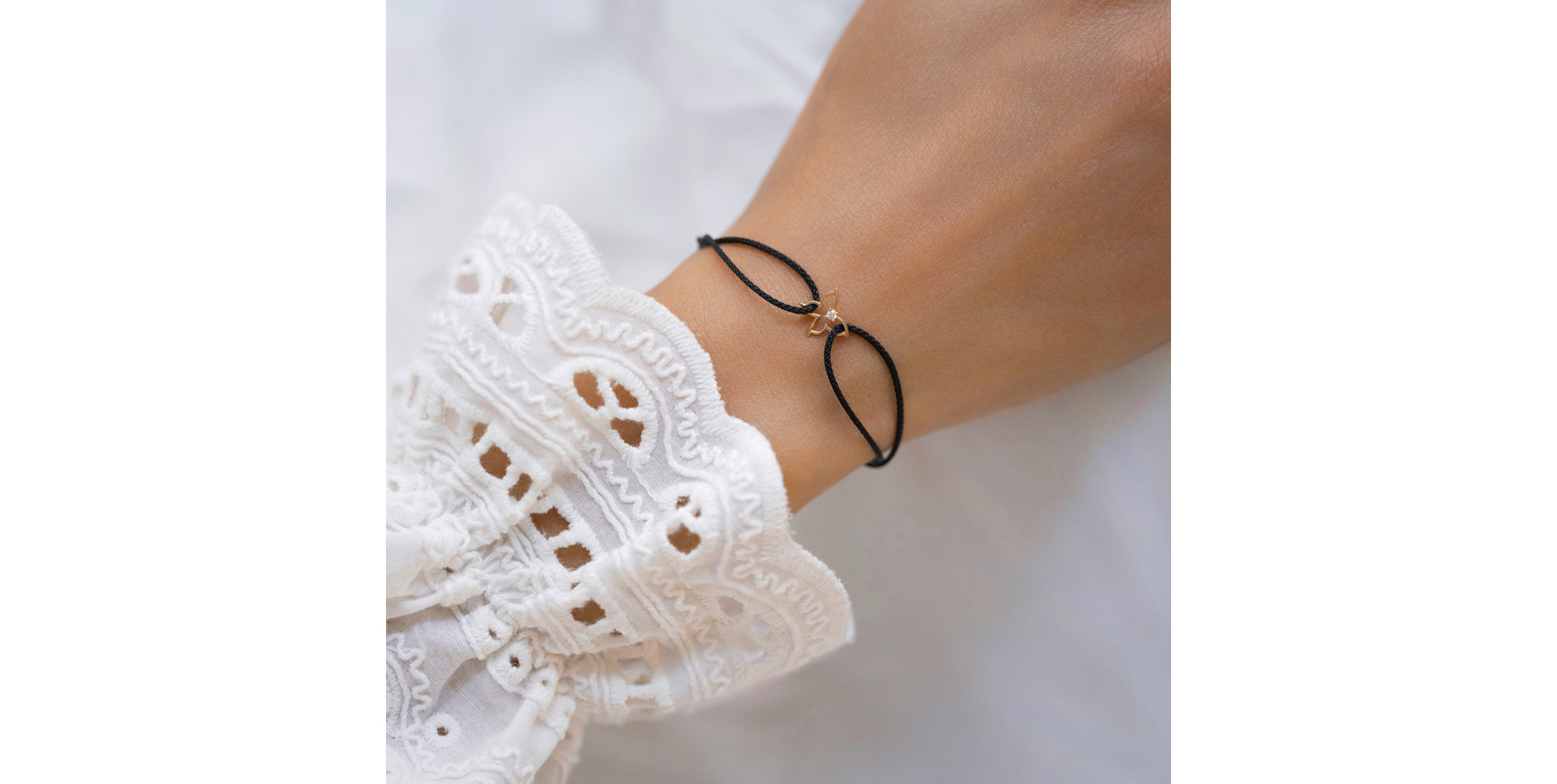 Bracelet with cord Enchanting