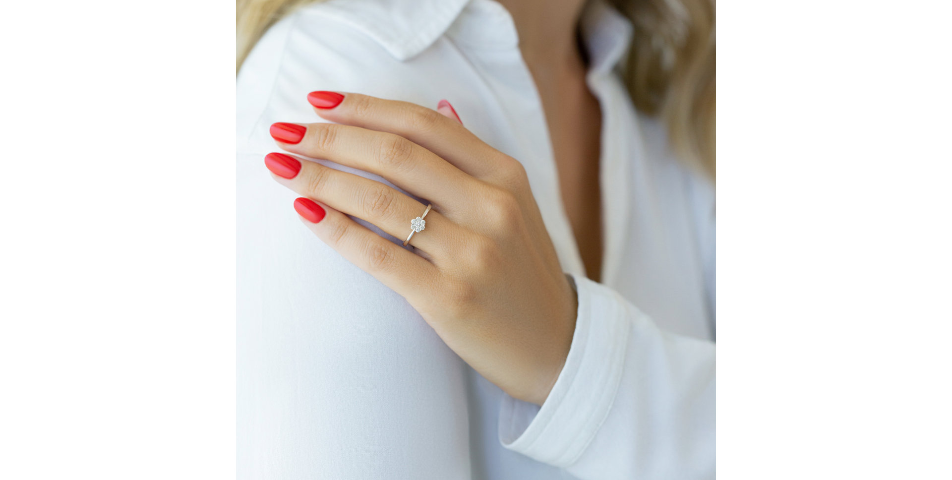 Diamond ring Shiny Flower