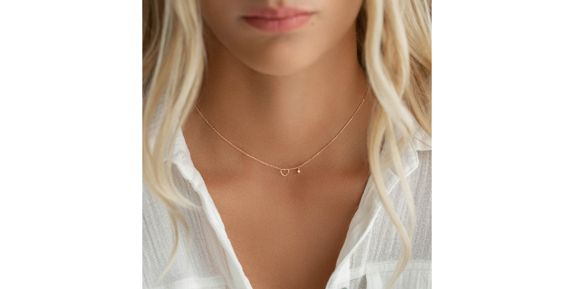 Diamond necklace My Love