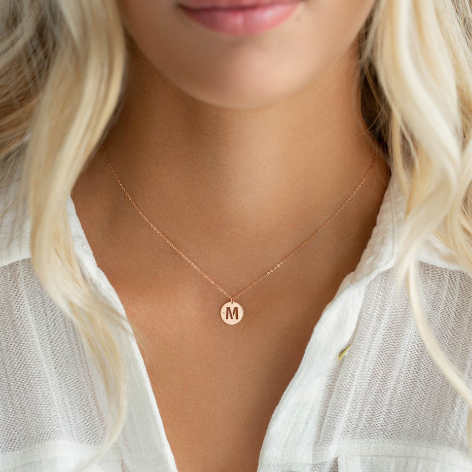 Diamond necklace Cut Coins I