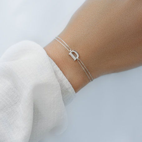 Bracelet with diamonds Alluring Letter