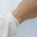 Diamond bracelet Alluring Letter3