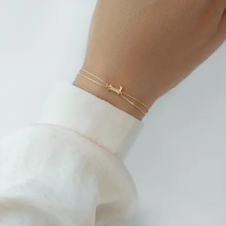 Bracelet with diamonds Alluring Letter