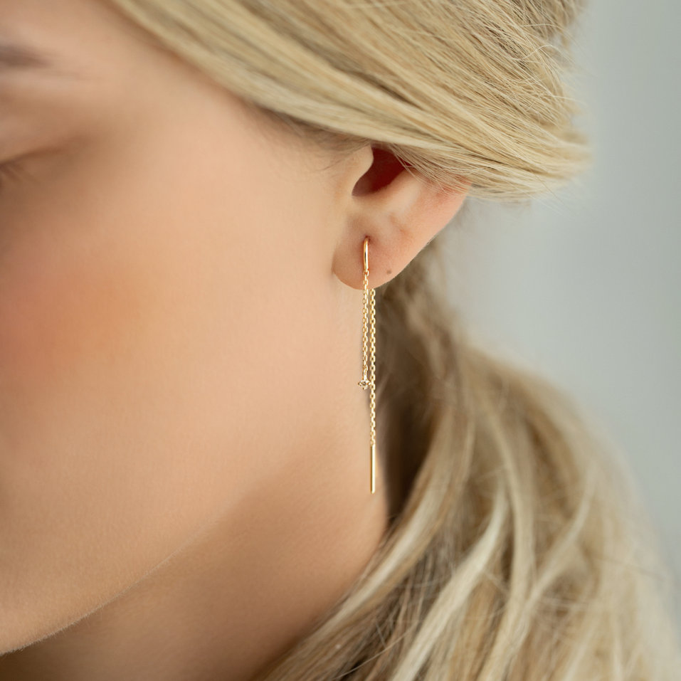 Diamond earrings Swing