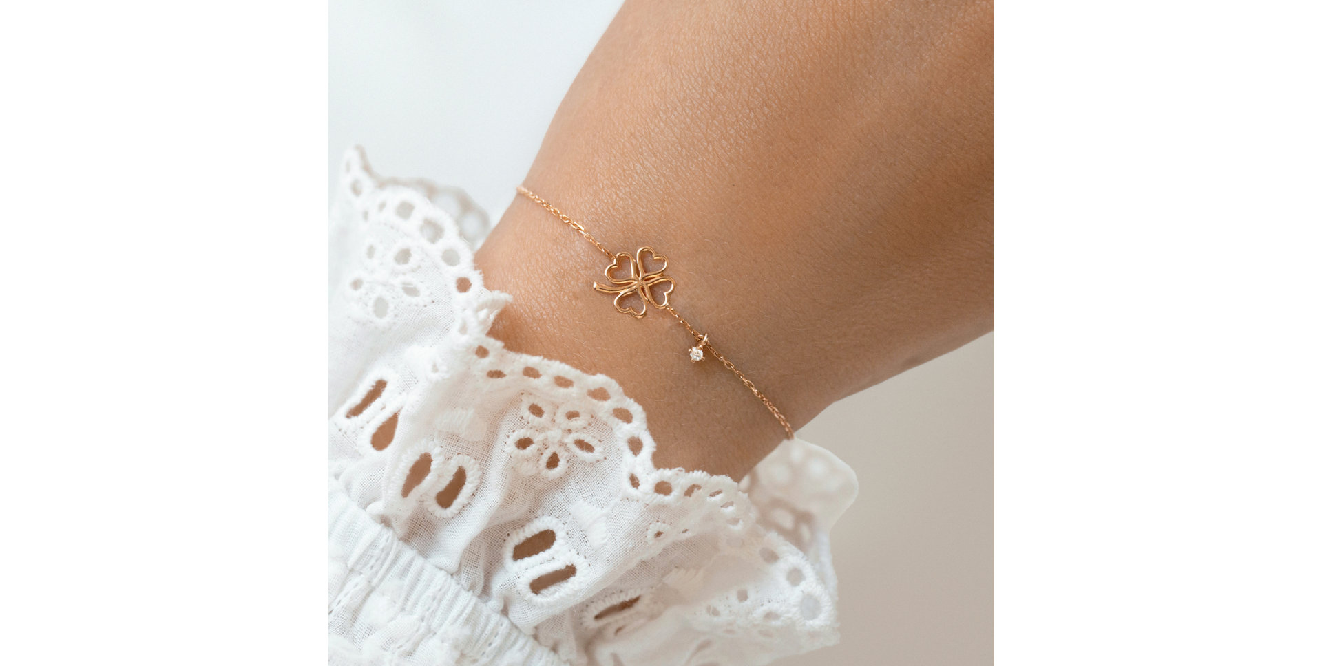 Diamond bracelet Harmonic Cloverlight