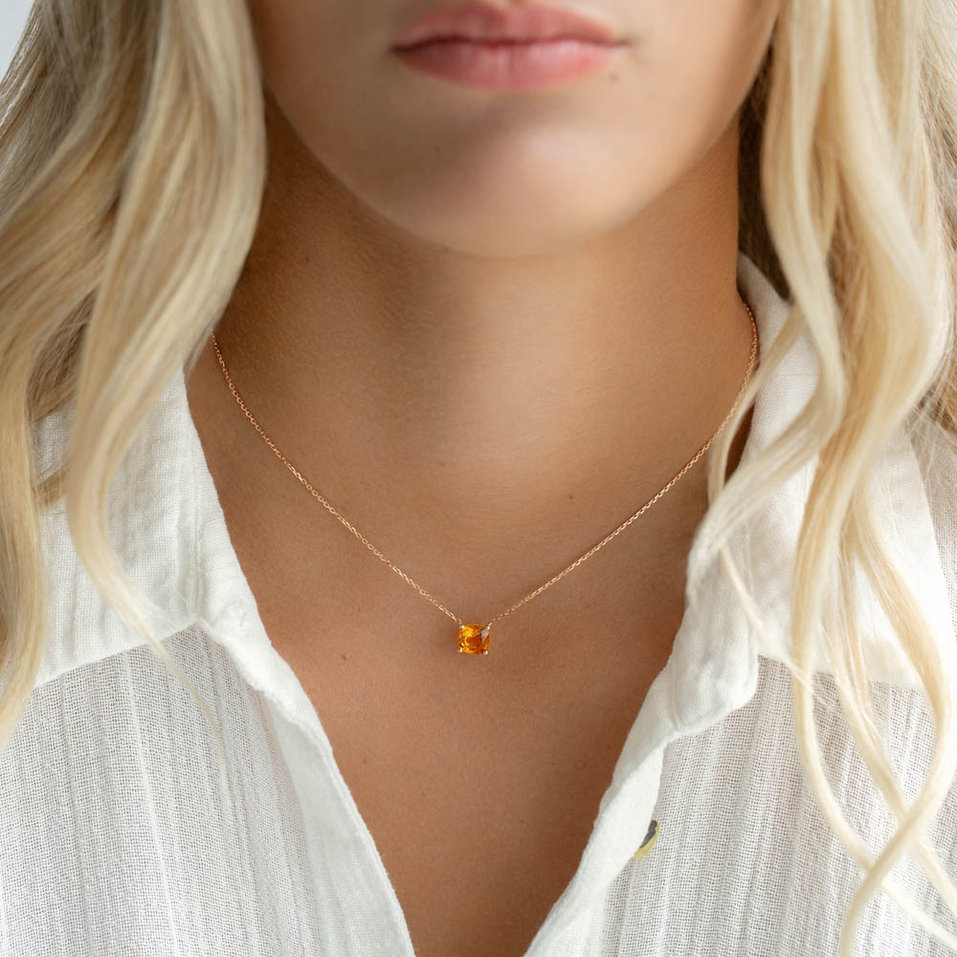 Necklace with Citrine Manon