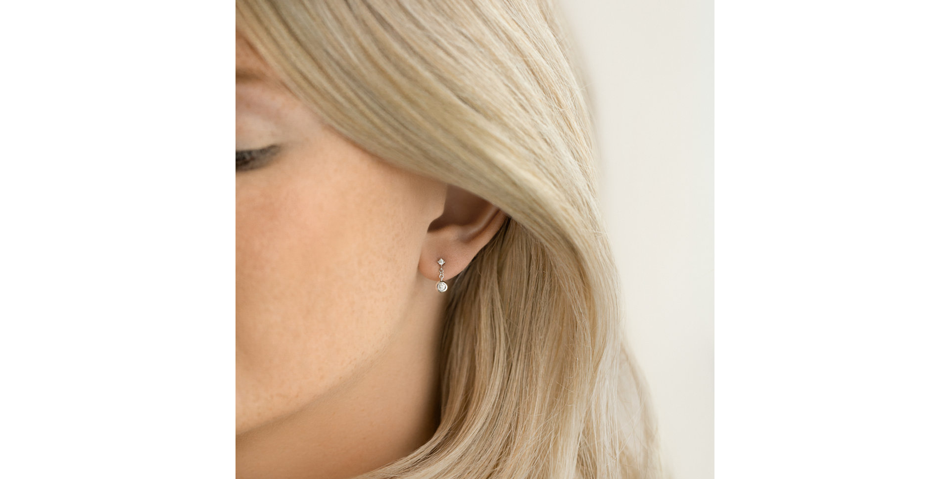 Diamond earrings Gentle Rain