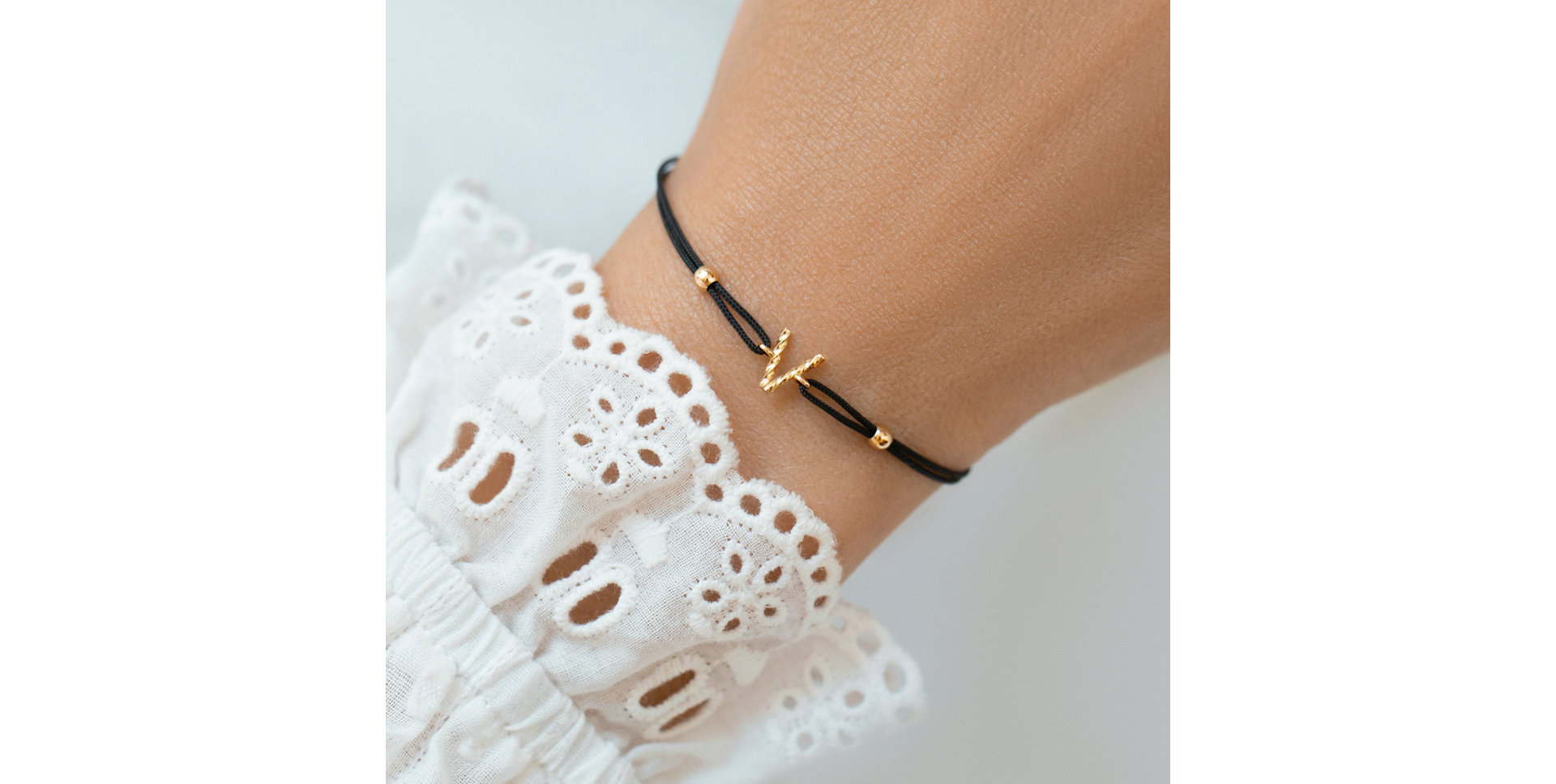 Bracelet Spiral Alphabeth A