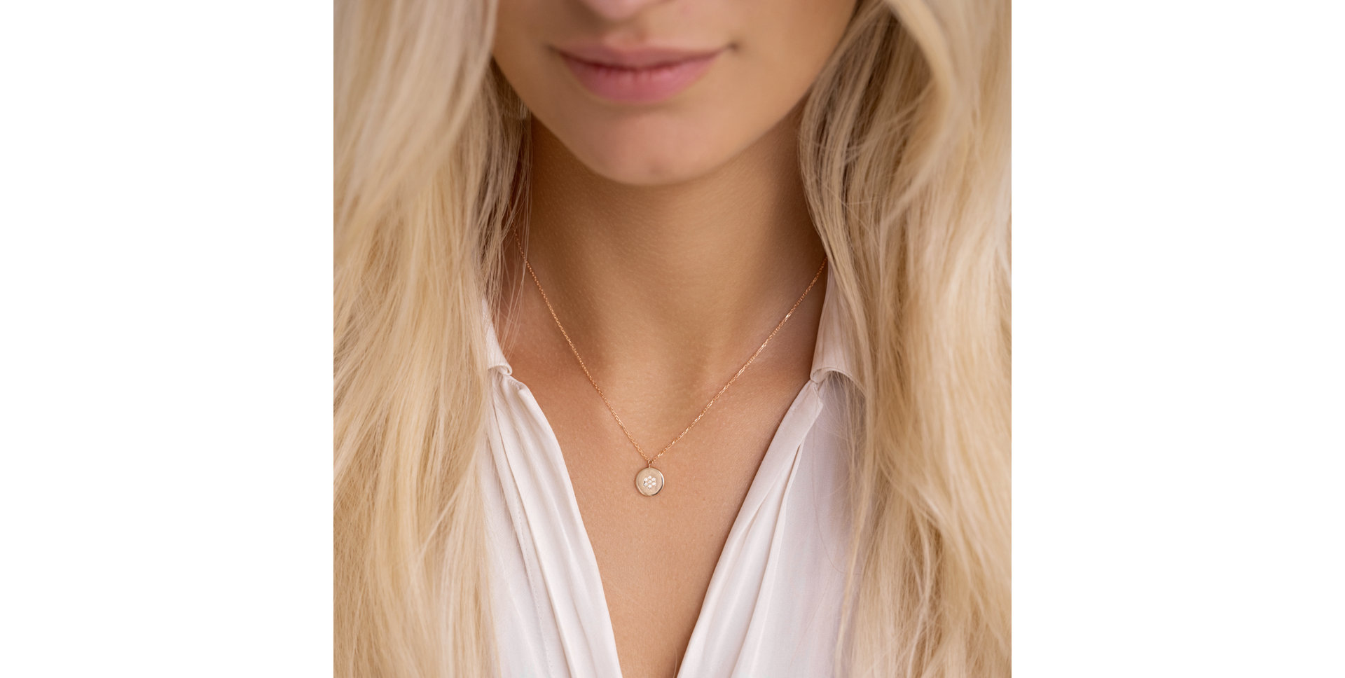 Diamond necklace Simple Charm