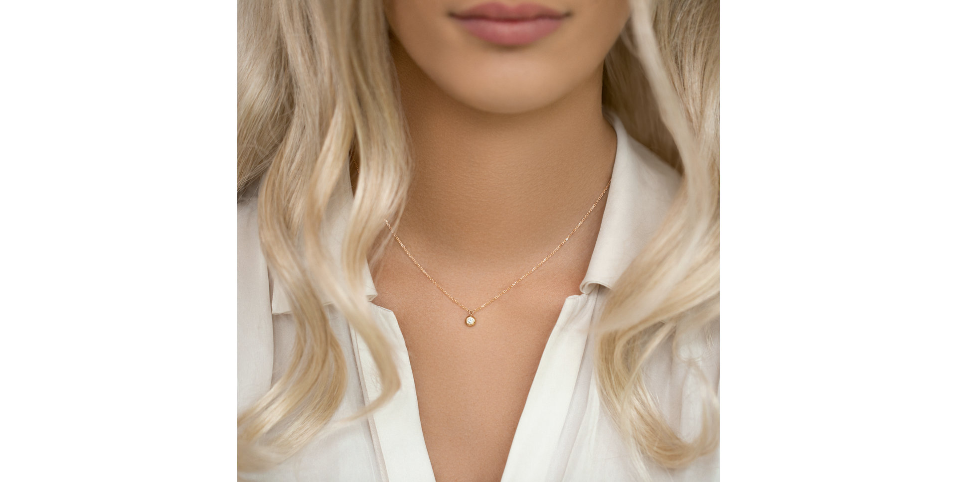 Diamond necklace Sparkling Dots