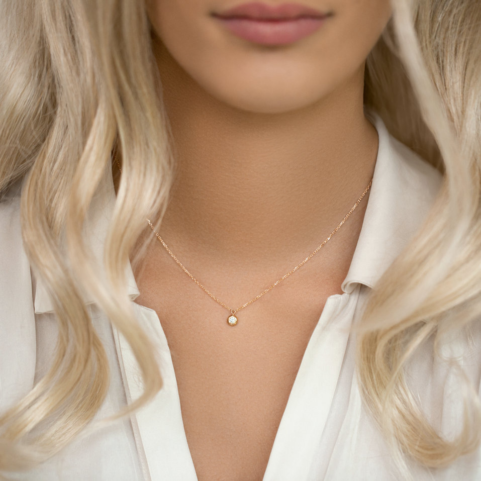 Diamond necklace Sparkling Dots