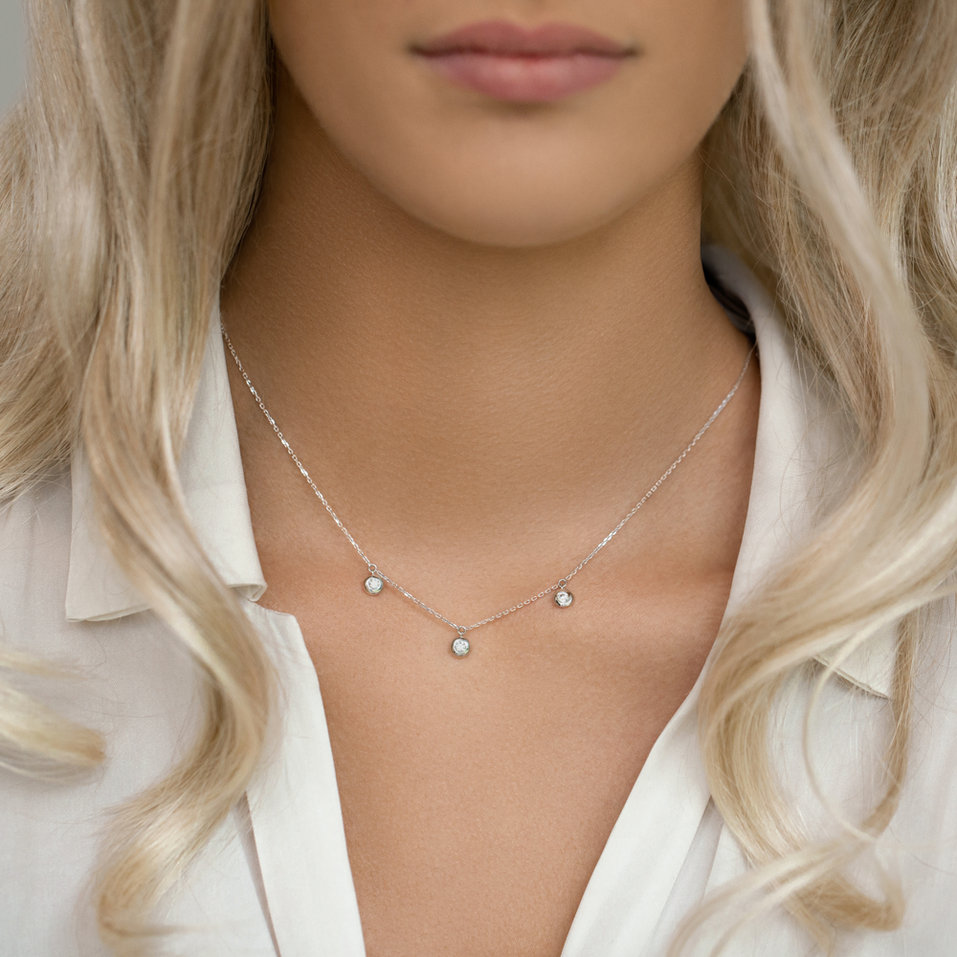 Diamond necklace Sparkling Dots