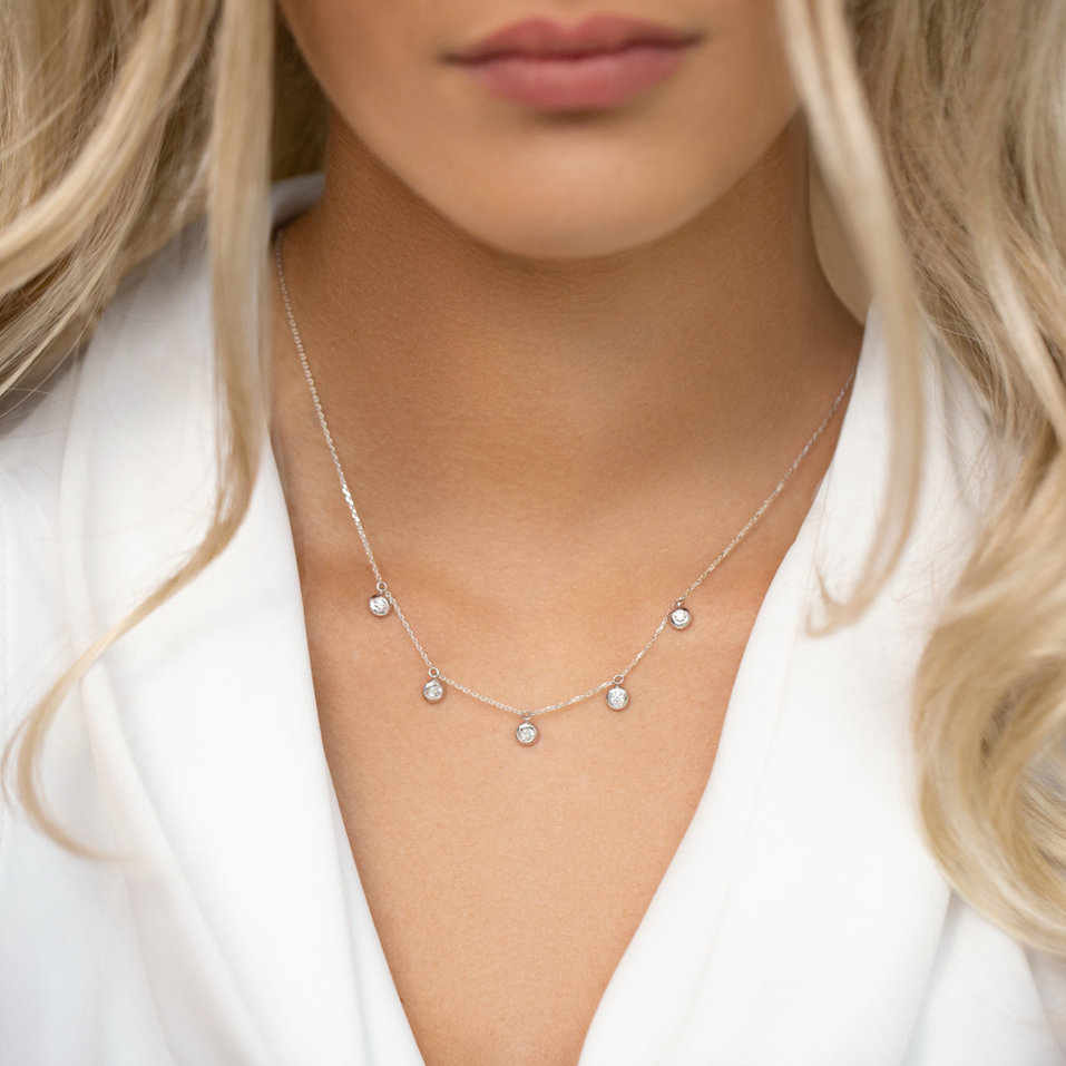 Diamond necklace Sparkling Dots