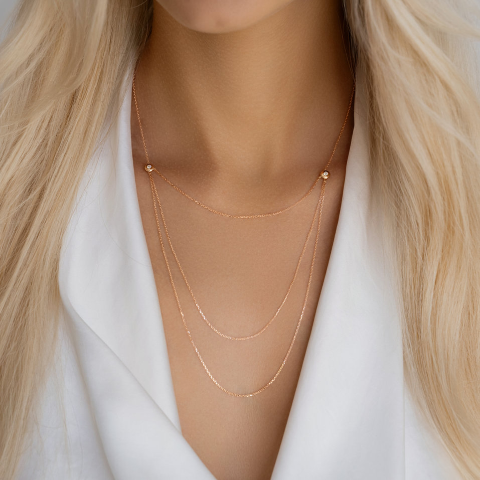 Diamond necklace Polka Parade