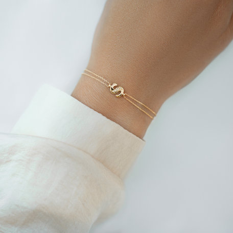 Bracelet with diamonds Alluring Letter