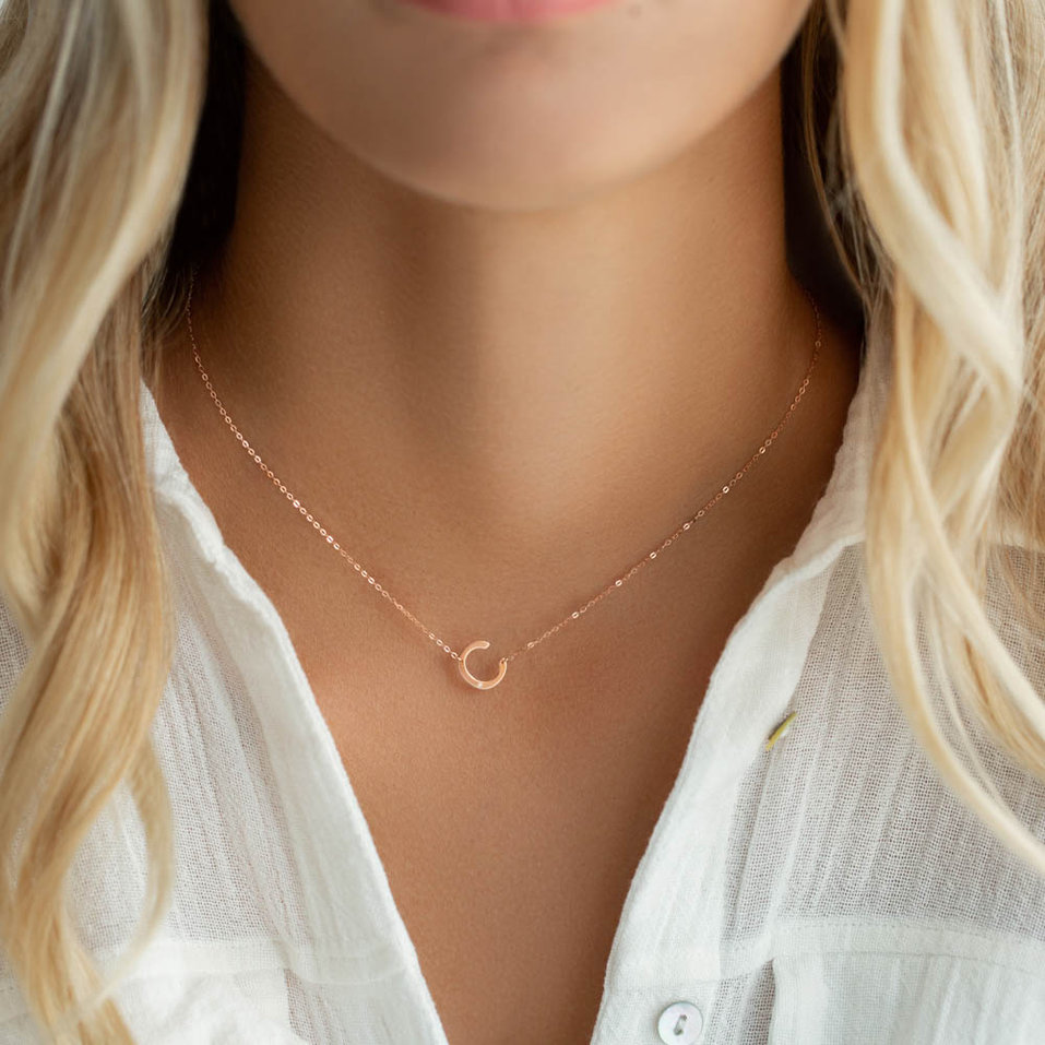 Diamond necklace Big Laser Line O