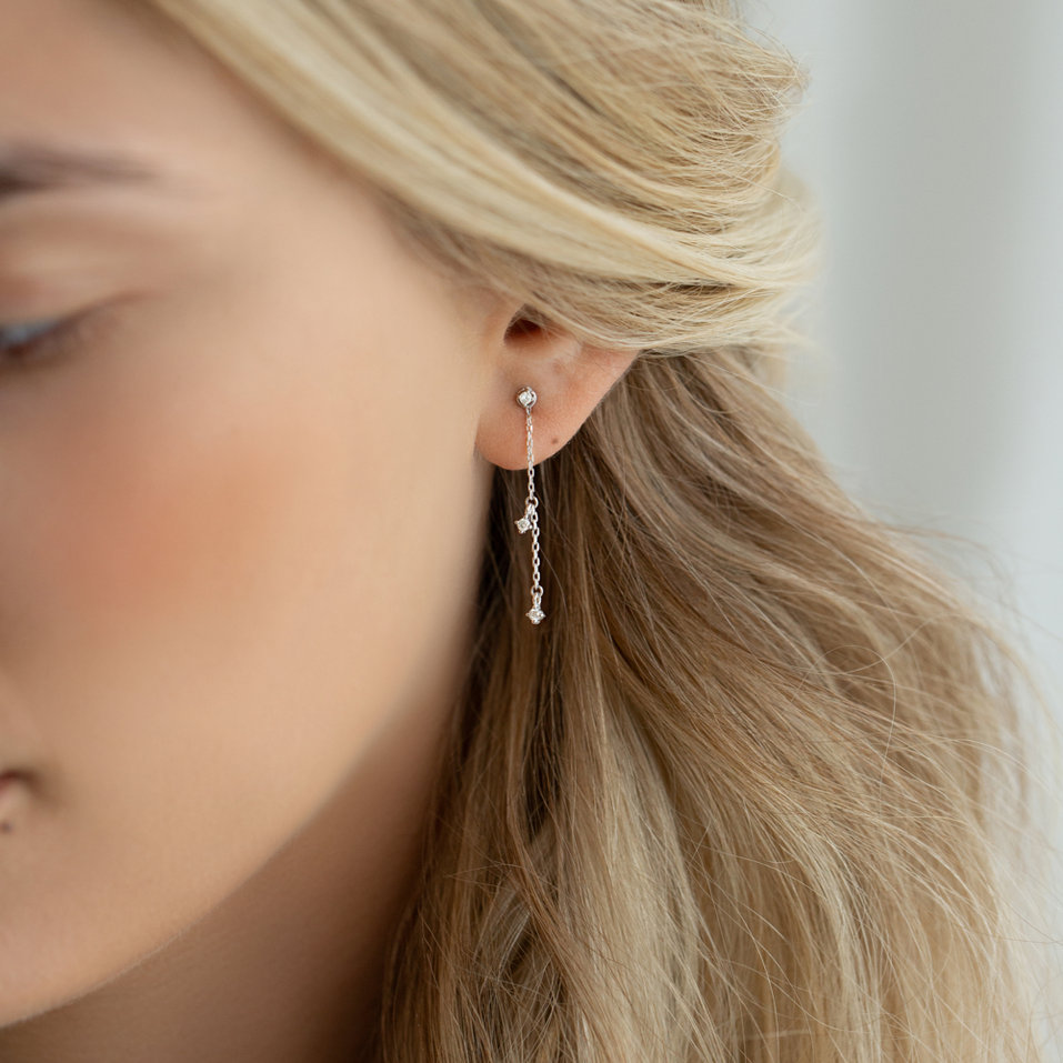 Diamond earrings Samba