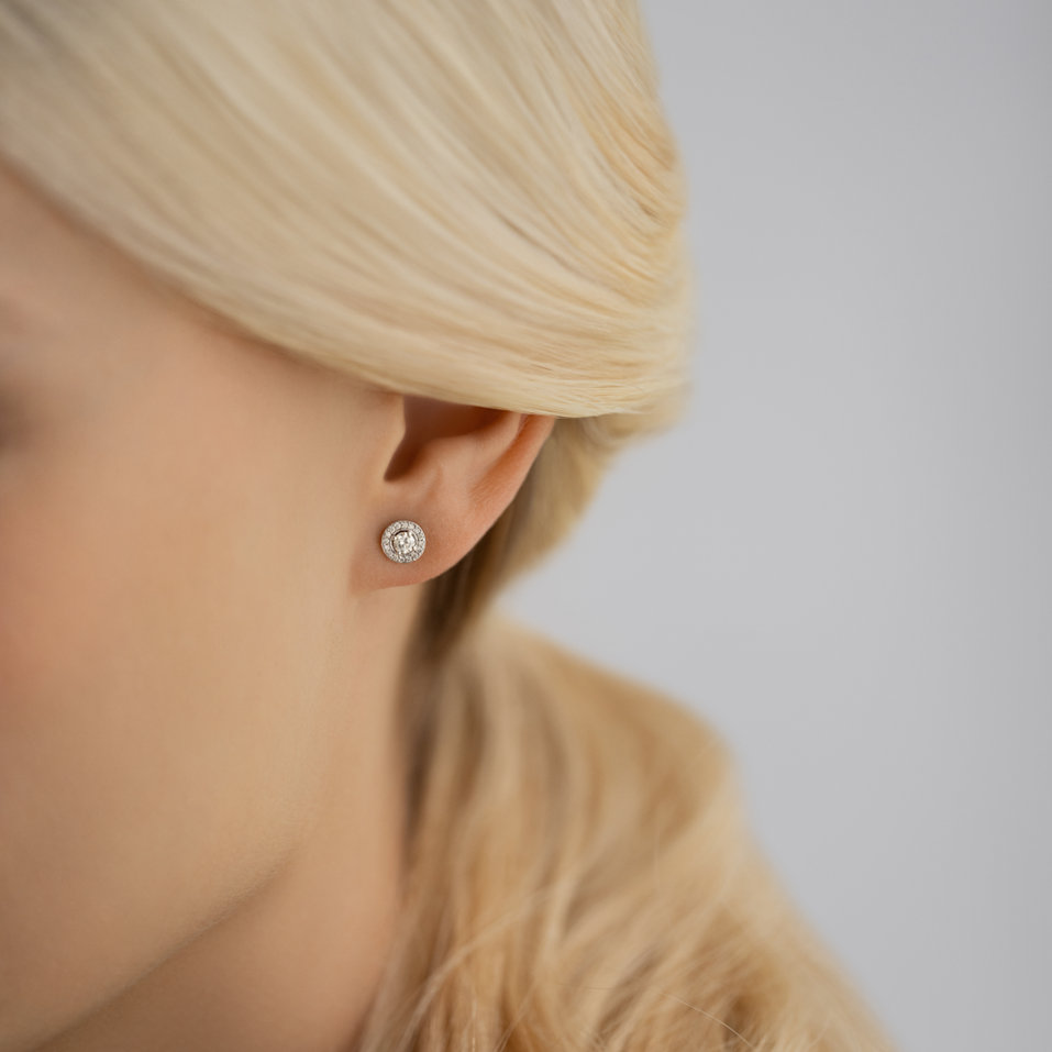 Diamond earrings Sparkling Rain