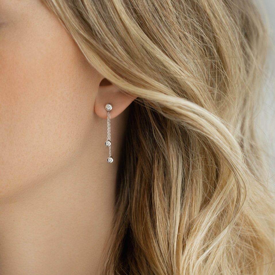 Diamond earrings Viorica