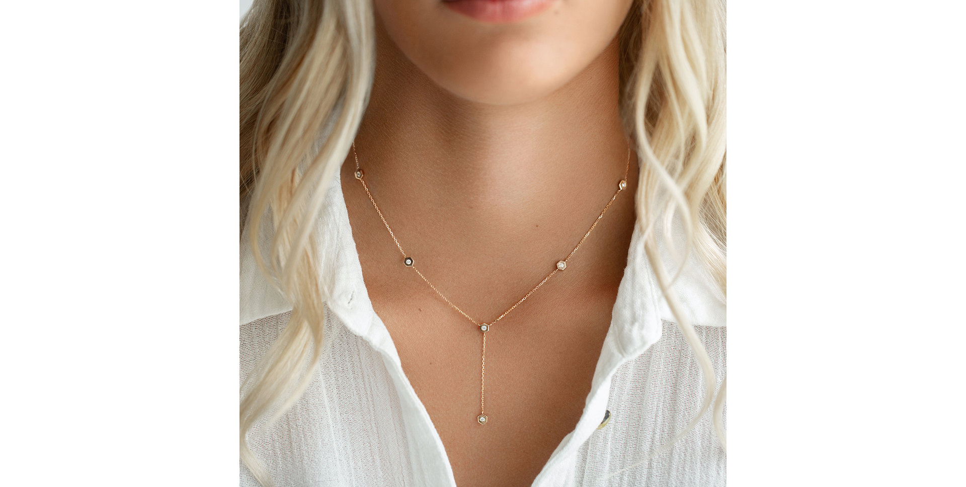 Diamond necklace Six Sides