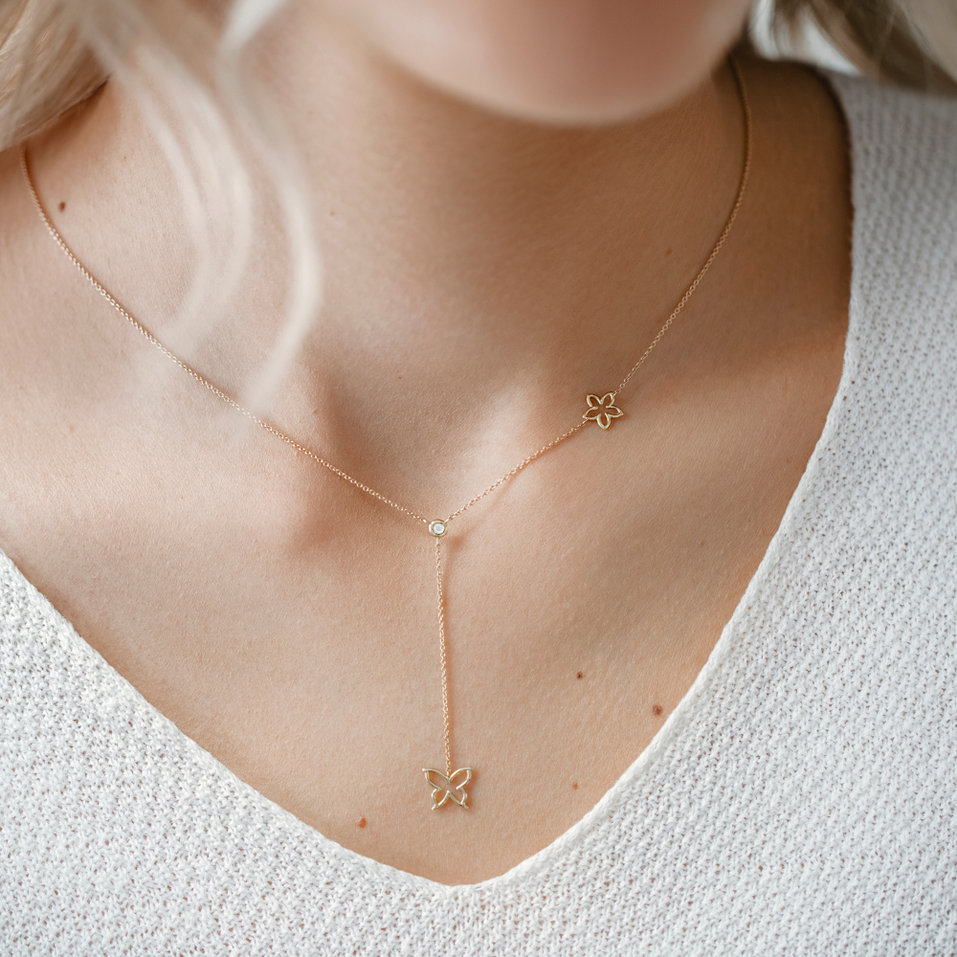 Diamond necklace Touch of Spring