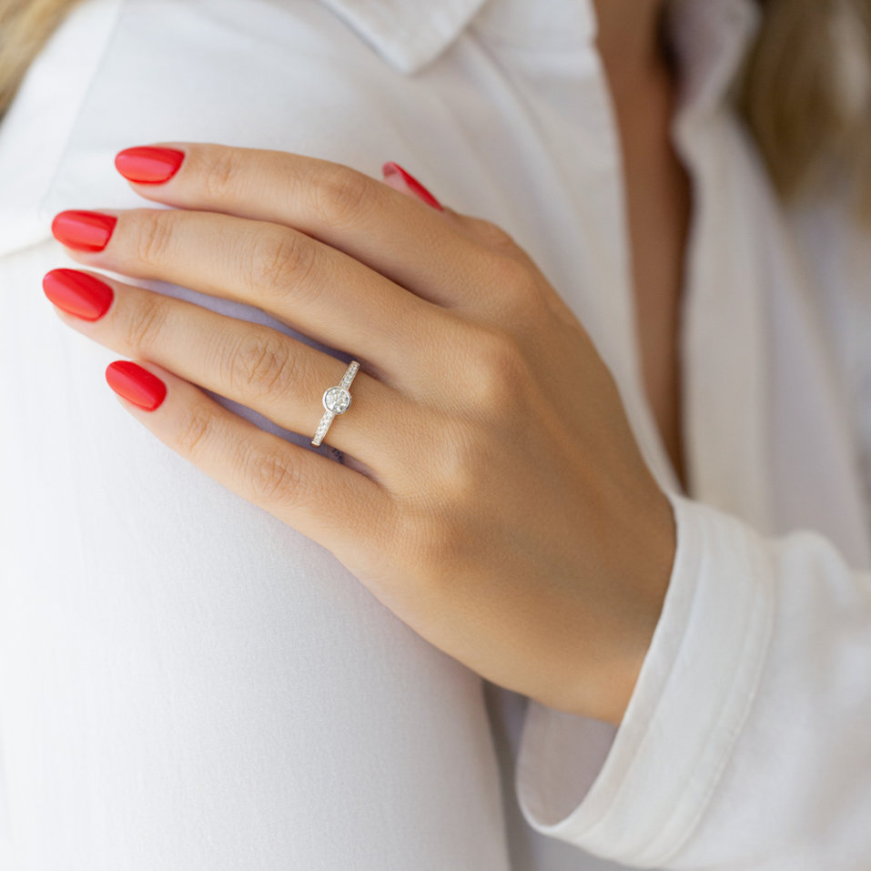 Diamond ring Love Forever