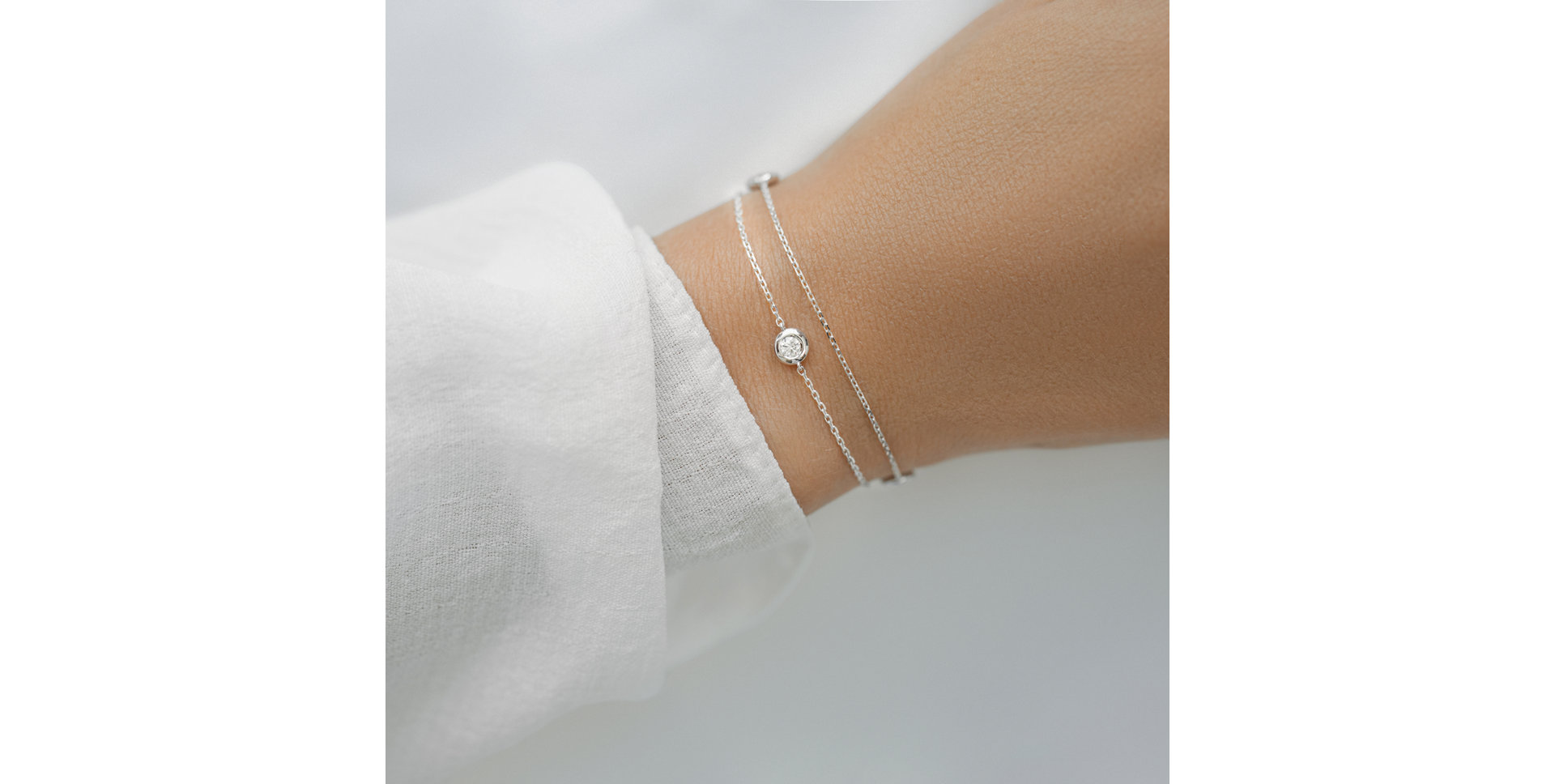 Diamond bracelet Triple Dots