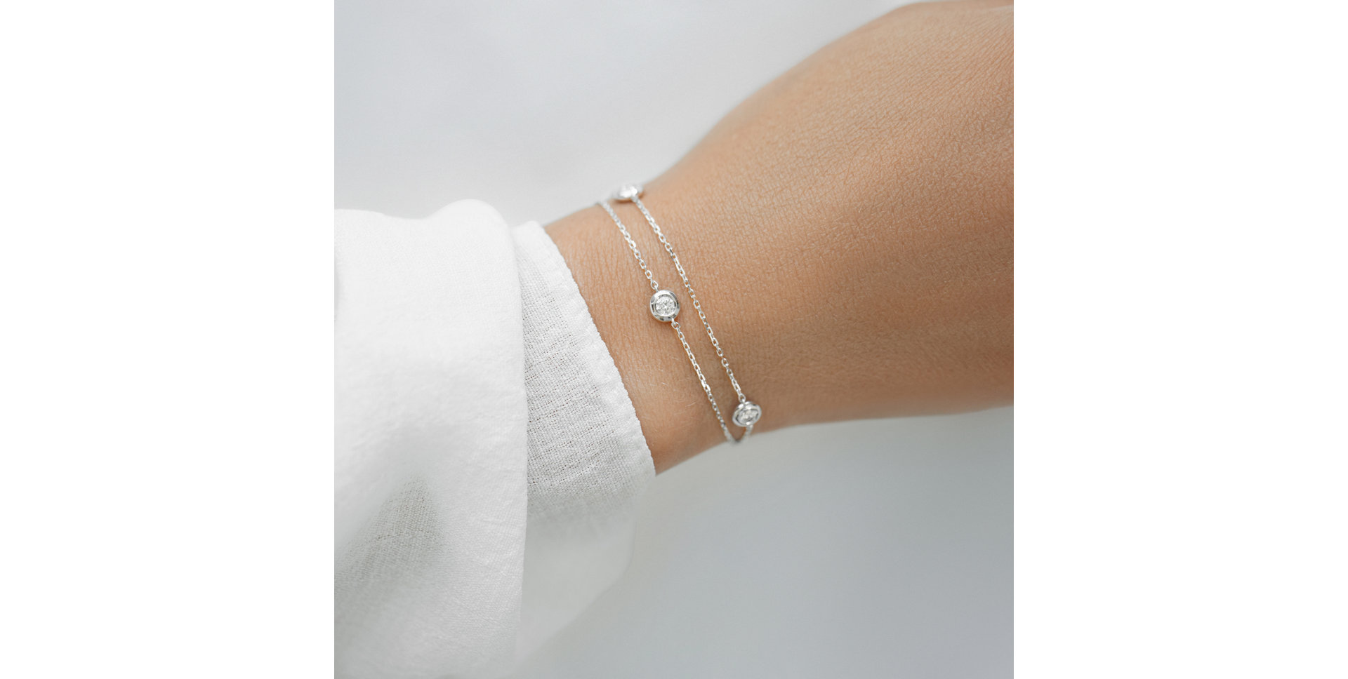 Diamond bracelet Five Dots