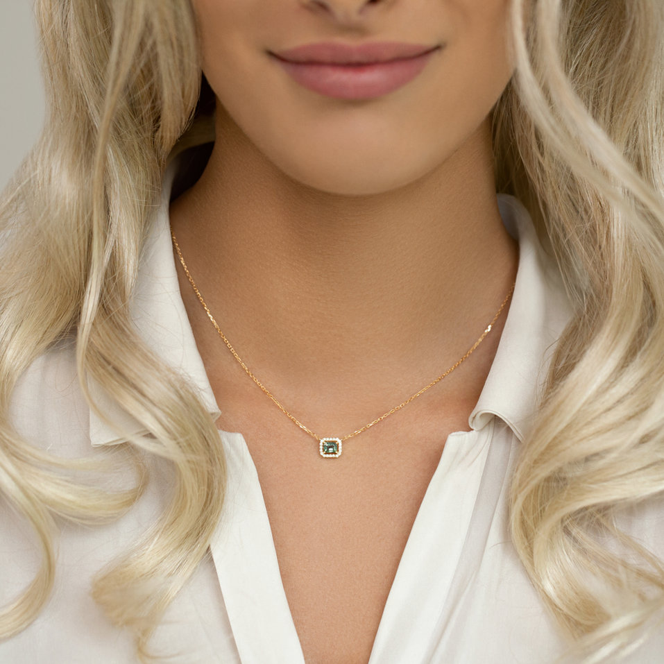 Diamond bracelet with Sapphire Mysterious Spell