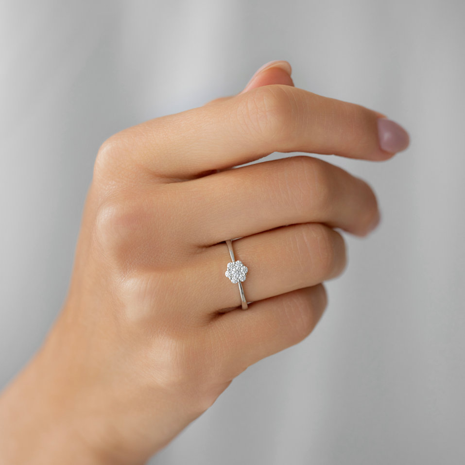 Diamond ring Shiny Flower