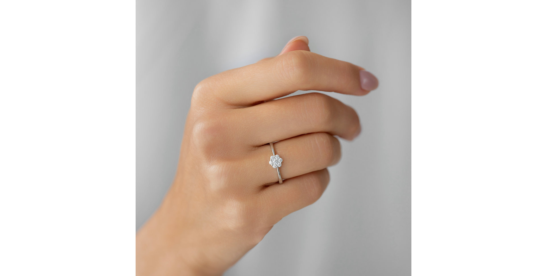 Diamond ring Shiny Flower