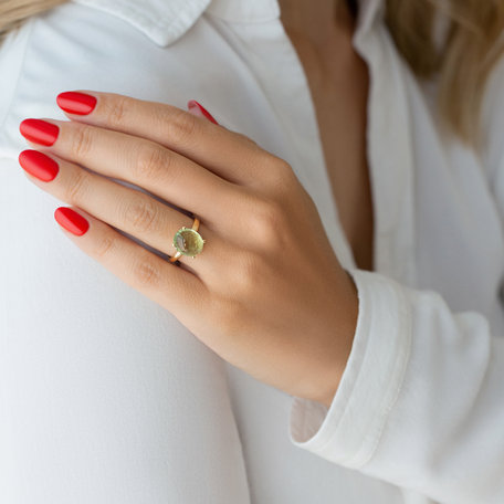 Ring with Tourmaline Alluring Light