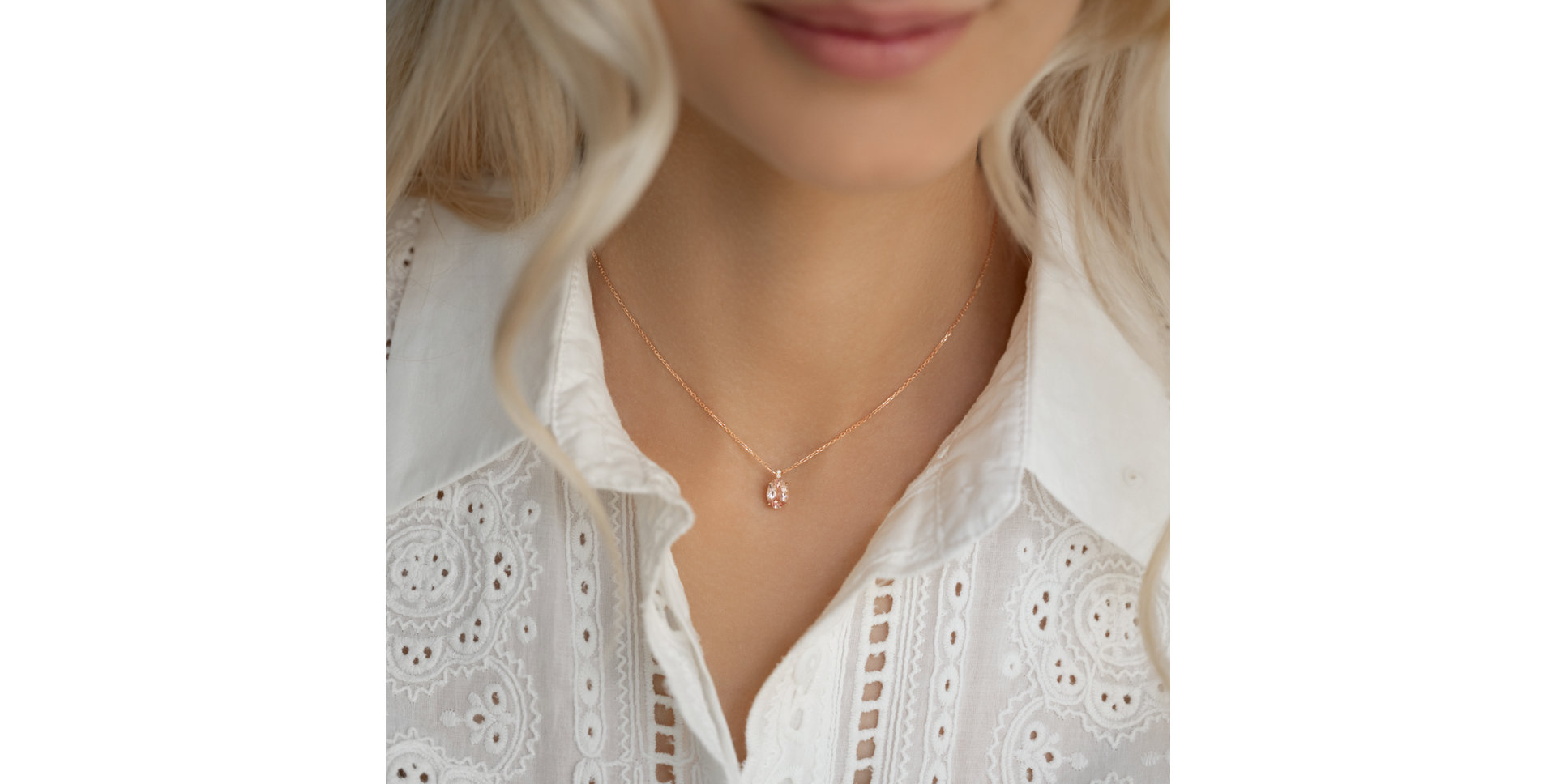 Náhrdelník s diamanty a citrínem Aurora