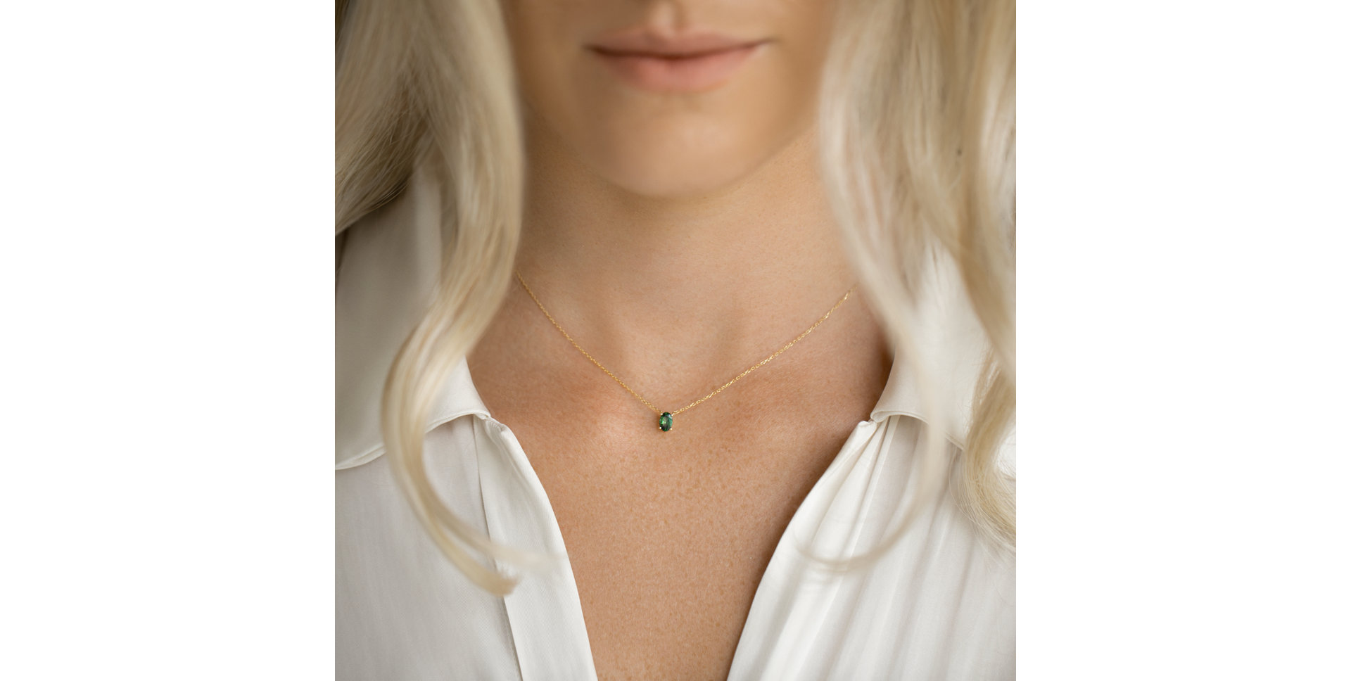 Necklace with Topaz Mystic Abyss