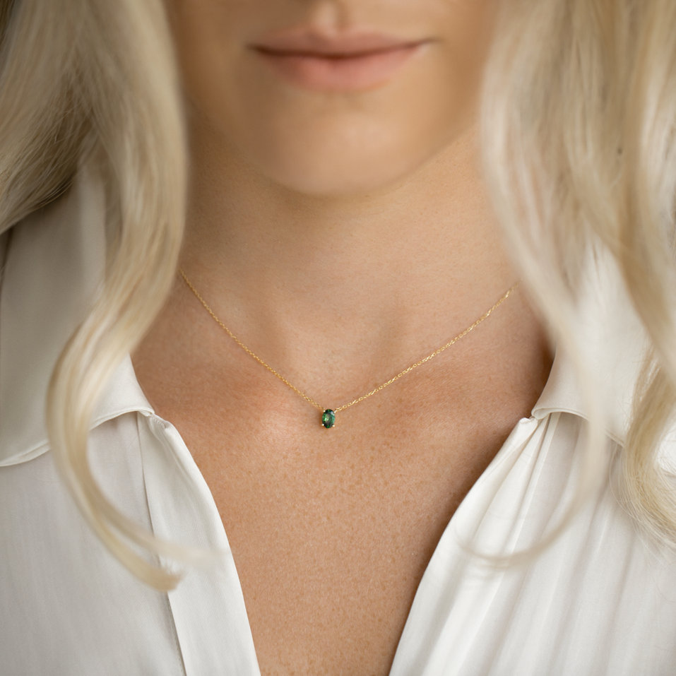 Necklace with Topaz Mystic Abyss